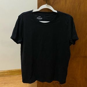 J. Crew Black Girlfriend Tee